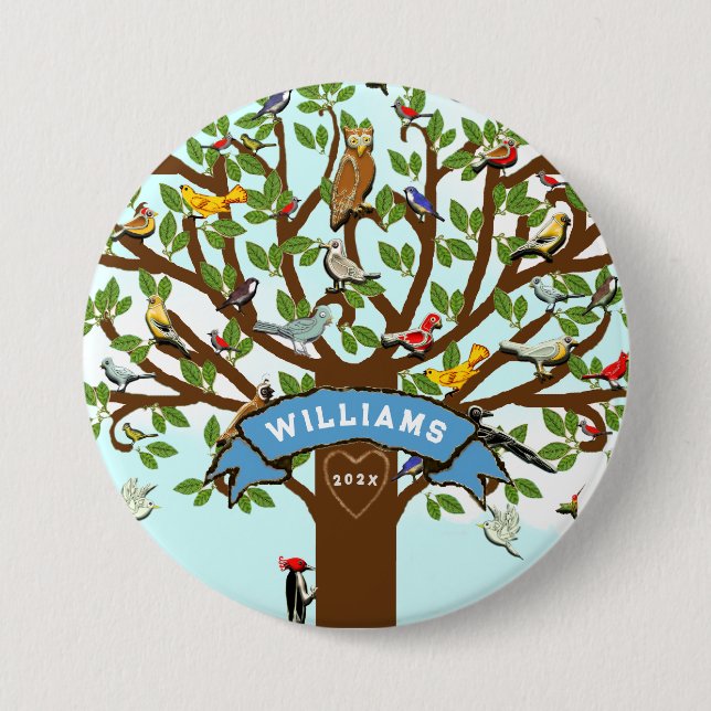 Family Reunion Collectable 3 Inch Round Button (Front)