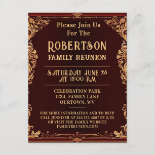 Family Reunion Collection Postcard