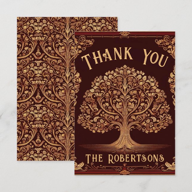 Family Reunion Collection Thank You Card (Front/Back)