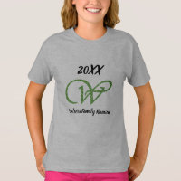 Family Reunion Cursive Green Letter W Monogram