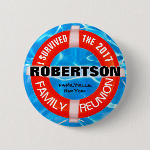 Family Reunion Custom Button