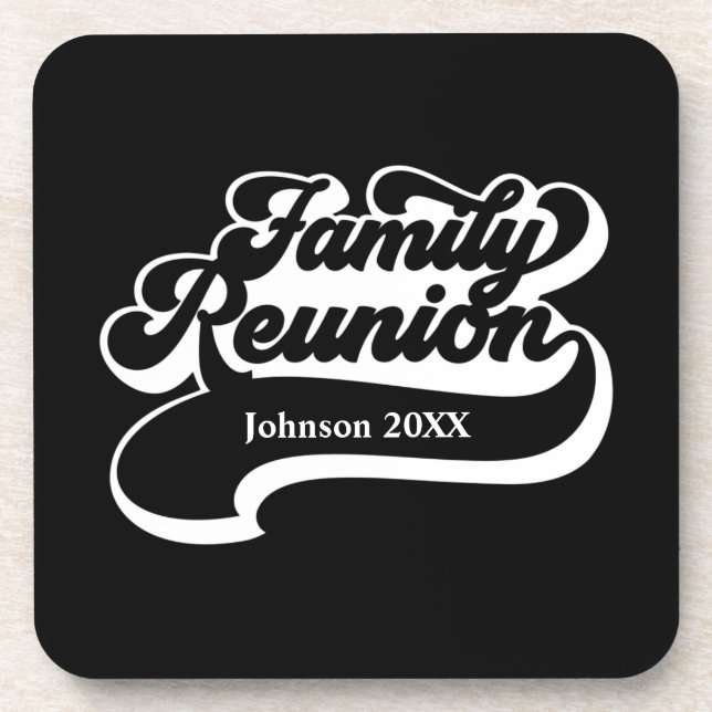 Family Reunion Custom Coaster (Front)