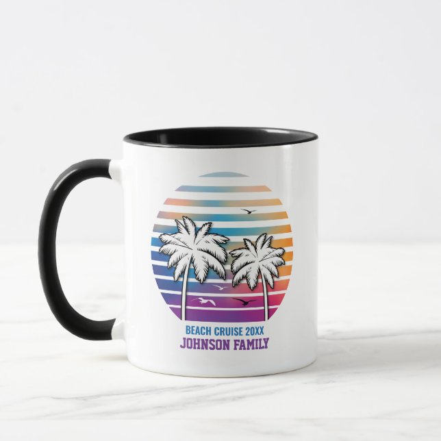 Family Reunion Custom Cruise Vacation Mug (Left)