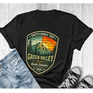 Family Reunion Custom Fall Retreat Mountain  T-Shirt