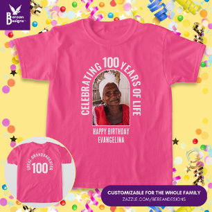 Family Reunion Custom Matching Birthday Photo T-Shirt