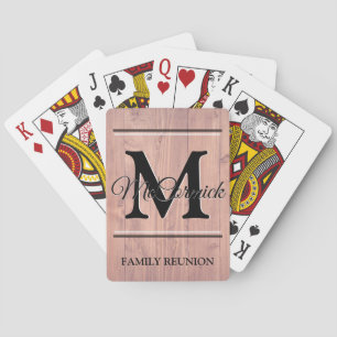 Family Reunion Custom Personalized Playing Cards