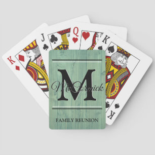 Family Reunion Custom Personalized Playing Cards
