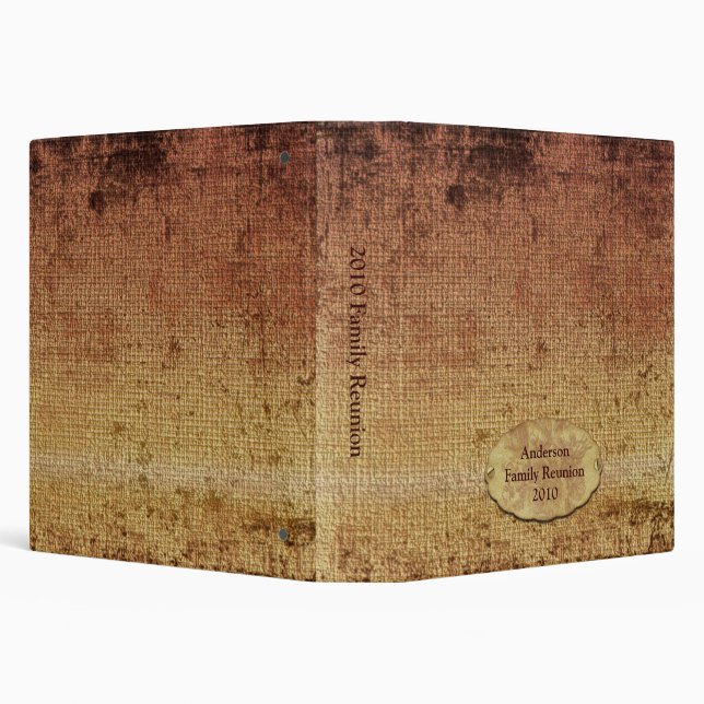 Family Reunion Customizable Photo Album Binder (Background)