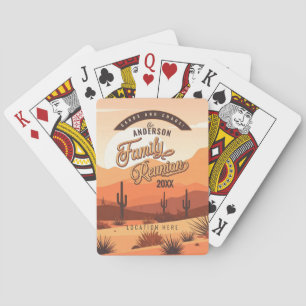 Family Reunion Desert Landscape ID1127 Playing Cards