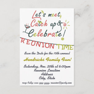Family Reunion design Invitation