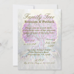 Family Reunion - Family Tree Invitation