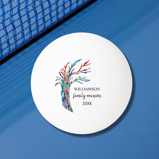 Family Reunion Family Tree Ping Pong Ball (Creator Uploaded)
