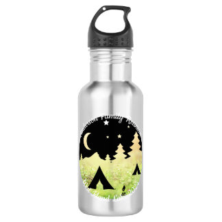 Family reunion fully customizable camping 532 ml water bottle
