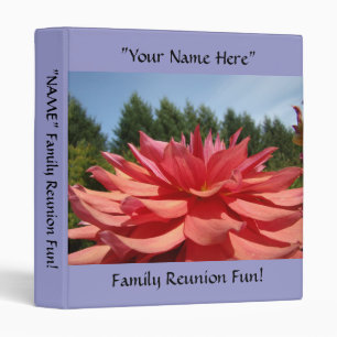 Family Reunion Fun! binder Photos Stories Events