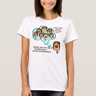 Family Reunion Funny Cartoon T-Shirt