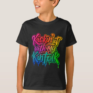 Family Reunion Funny Kickin It With My Kinfolk  T-Shirt