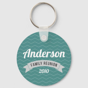 Family reunion gathering love custom personalize keychain