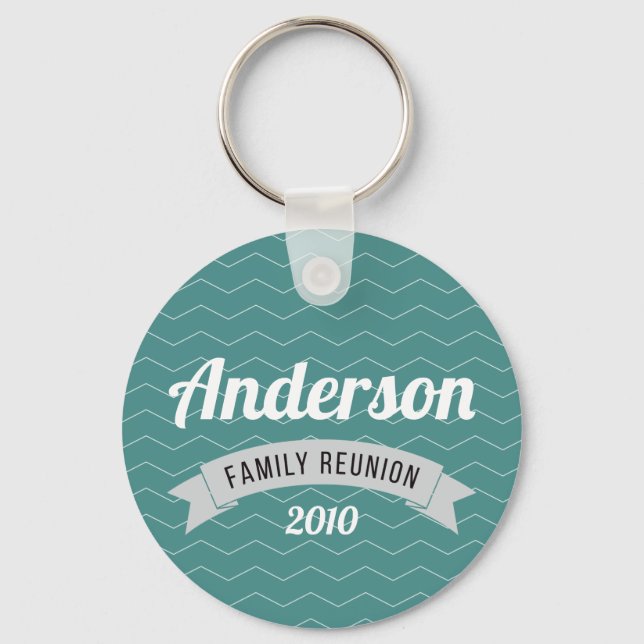 Family reunion gathering love custom personalize keychain (Front)