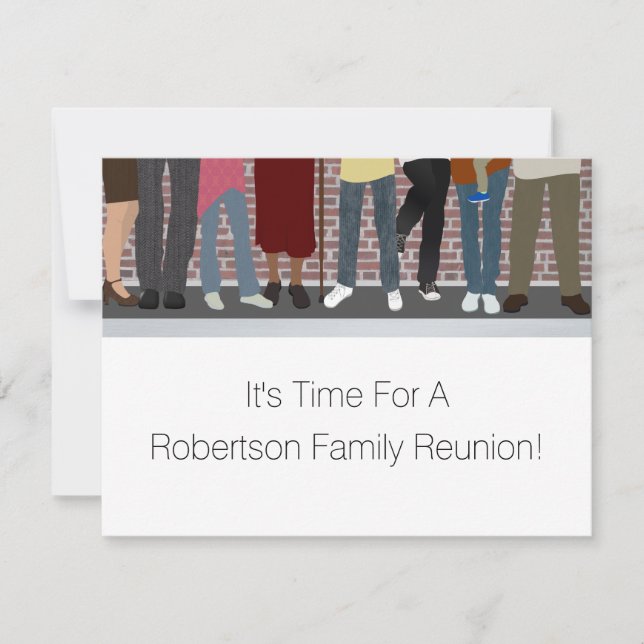 Family Reunion Invitation (Front)