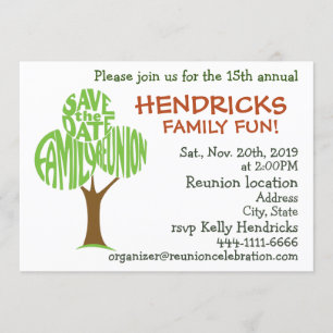 Family reunion invitation