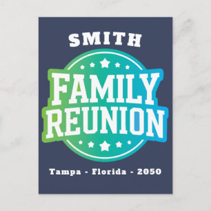 Family Reunion Invitation Postcard