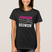 Family Reunion Modern Typography Matching