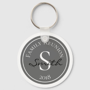Family Reunion Monogram Keychain