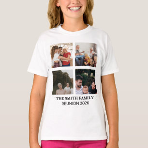 Family Reunion Multi-Photo Collage Personalized  T-Shirt