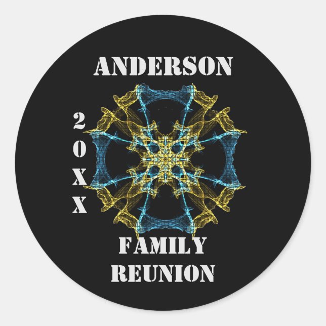 Family Reunion Outer Space Celestial Envelope Seal (Front)