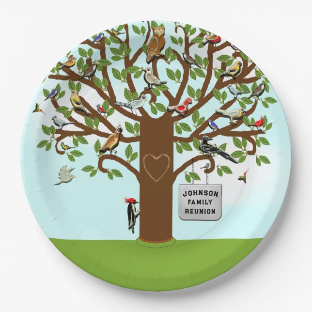 Family Reunion Paper Plate (Front)