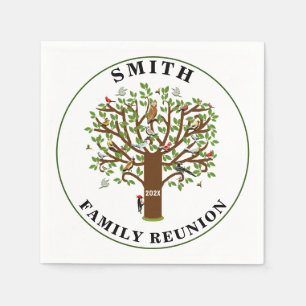Family Reunion Party Napkin
