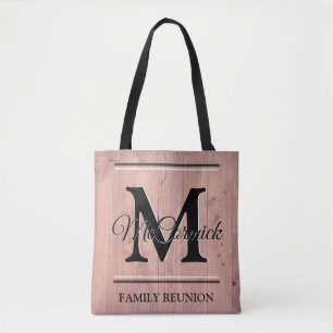 Family Reunion Personalized Canvas Fabric Tote Bag