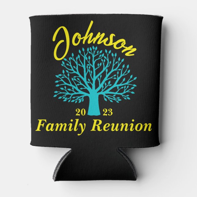 Family Reunion Personalized Front and Back  Can Cooler (Front)