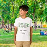 Family Reunion Personalized T-Shirt<br><div class="desc">This stylish family reunion T-shirt is decorated with watercolor greenery. Easily customizable. Just remove the date if you wish to use the T-shirt for many years. Use the Design Tool to change the text size, style, or colour. This T-shirt makes a great family reunion keepsake gift. Because we create our...</div>