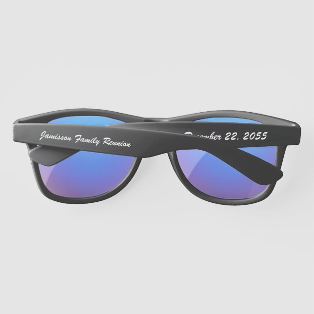 Family Reunion Pick Your Colour Plastic SunGlasses (Back)