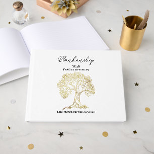 Family Reunion Registry Tree Artwork Custom Guest Book