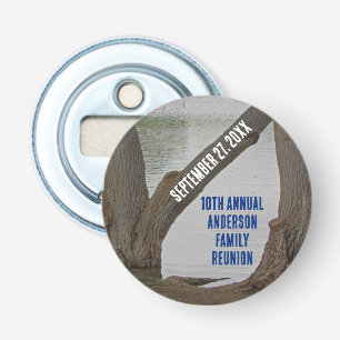 Family Reunion Rustic Lakehouse Annual Vacation Bottle Opener