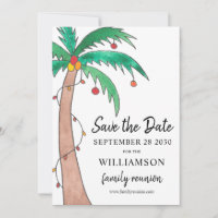  Family Reunion Save the Date Card