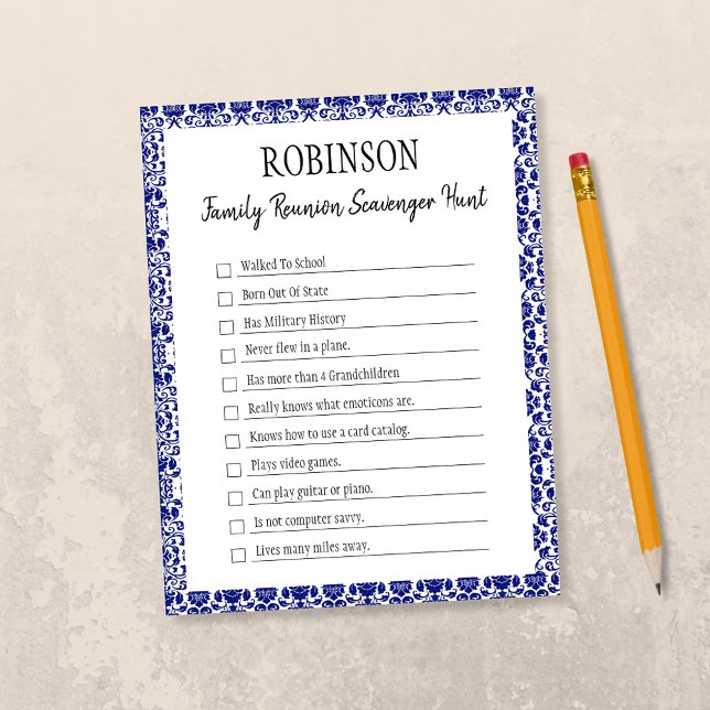 Family Reunion Scavenger Hunt Game 3 (Creator Uploaded)