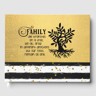 Family Reunion Sign in Book, Message Book, Memory  Guest Book