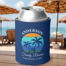 Family Reunion Summer Beach Palm Trees Blue