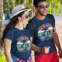 Family Reunion Summer Sunset Beach Palm Tree