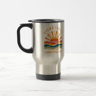 Family Reunion Summer Sunset Beach Travel Mug