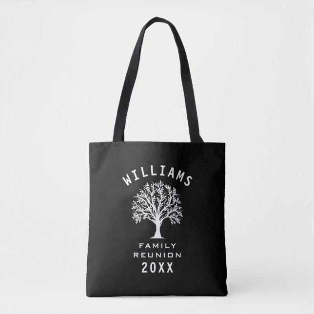 Family Reunion Summer Vacation Road Trip Cool Tree Tote Bag (Front)