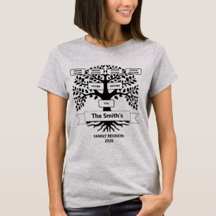 Family Reunion T-Shirt with Custom Family Tree