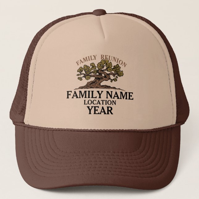 Family Reunion Tree Hat (Front)