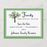 Family Reunion Tree Save the Date Postcard<br><div class="desc">Yes... your family (close and extended) are more important than ever.  It has been a while since you've been able to gather together.  It's time to move forward with a family reunion.  Have fun!</div>