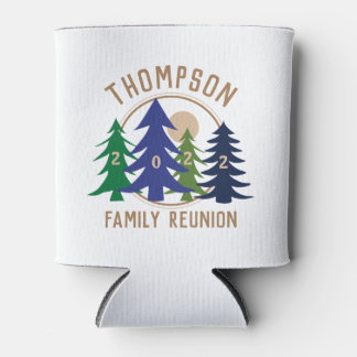 Family Reunion Trees Personalized Can Cooler
