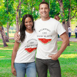 Family Reunion Watermelon T-Shirt<br><div class="desc">Are you planning a family reunion?
These cheerful T-shirts are decorated with watercolor watermelons.
Easily customizable for all your family members.
Original Watercolor © Michele Davies.</div>