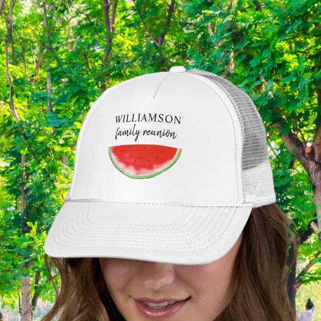 Family Reunion Watermelon Trucker Hat (Creator Uploaded)